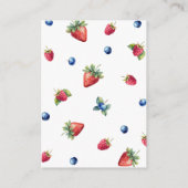 水彩ベリースイートベビーシャワーレジストリ エンクロージャーカード (裏面)