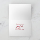 水彩ベリーステムクリスマスカード シーズンカード (内部)