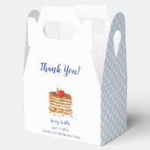 水彩ベリーパンケーキブルージンガム赤ちゃんシャワー フェイバーボックス (オープン)