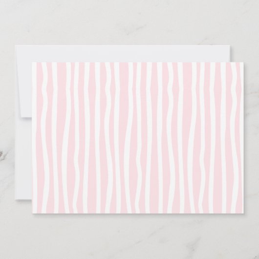 水彩ベリーファーストスウィート誕生日写真 招待状 (裏面)