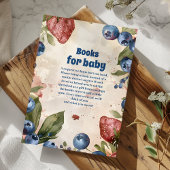 水彩ベリー甘い赤ちゃんシャワーベビー エンクロージャーカード