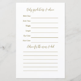 水彩ベリー甘い赤ちゃんシャワー推理ゲーム