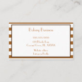 水彩ベーカリースイーツブラウニーとキャンディ ロイヤリティカード (裏面)