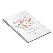 水彩ベーカリースタンドミキサーレシピ ノートブック (右側)