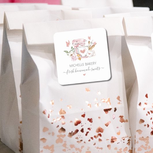 水彩ベーカリースタンドミキサー スクエアシール