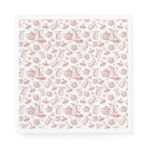 水彩ベーカリーデザート紙