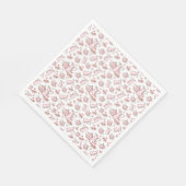 水彩ベーカリーデザート紙 スタンダードランチョンナプキン (角)