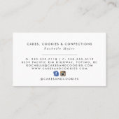 水彩ベーカリーロゴ|フローラ名刺 名刺 (裏面)