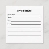 水彩ベーカリー事業アポイントメント スクエア名刺 (裏面)