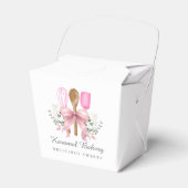 水彩ベーカリー器具(ピンクボウ付き) フェイバーボックス (正面サイド)