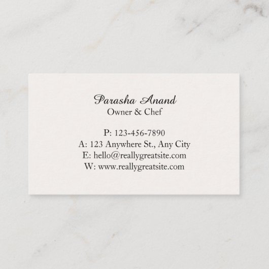 水彩ベーカリー 名刺 (裏面)