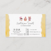 水彩ベーキング具ベーカリー 名刺 (裏面)