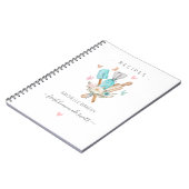 水彩ベーキング器パティシシェフレシピ ノートブック (左側)