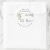 水彩ベーキング器具コテージ法ラベル ラウンドシール (バッグ)