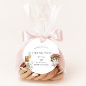 水彩ベーキング誕生日会ありがとう フェイバータグ