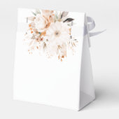 水彩ベージュと金ゴールドフローラ フェイバーボックス (裏面サイド)