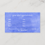 水彩ペリウィンクルアポイントメント名刺 名刺 (裏面)