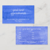 水彩ペリウィンクルアポイントメント名刺 名刺 (正面/裏面)