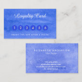 水彩ペリウィンクル名刺 名刺 (正面/裏面)