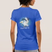 水彩ペリカン 19 Tシャツ (裏面)
