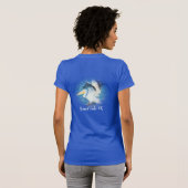 水彩ペリカン 19 Tシャツ (裏面フル)
