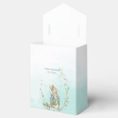 水彩ペーターエレガントラビットワイルドフラワーベビーsh フェイバーボックス (オープン)