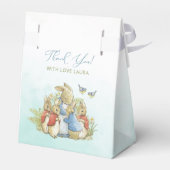 水彩ペーターエレガントラビットワイルドフラワーベビーsh フェイバーボックス (裏面サイド)