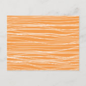 水彩ホエールオレンジ&ネイビーブルーベビーシャワー インビテーションポストカード (裏面)