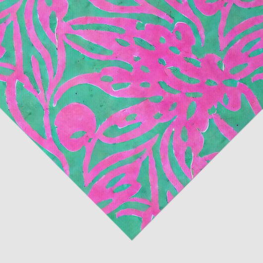 水彩ホットピンクアクアオーバーサイズダマスクインスパイア 薄葉紙 (詳細)