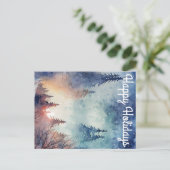 水彩ホリデーハガキ シーズンポストカード (スタンド正面)