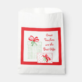 水彩ホリデー先生最高のギフトお気に入りボックス フェイバーバッグ