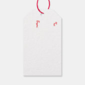 水彩ホリデー先生最高のギフト ギフトタグ (裏面)