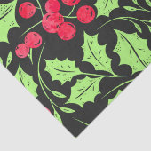 水彩ホリーとベリー 薄葉紙 (詳細)