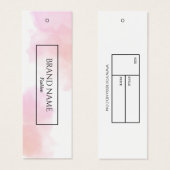 水彩ホワイトビジネス服つるラベル (正面&裏面)