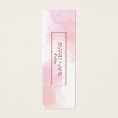 水彩ホワイトビジネス服つるラベル |ピンク (正面)