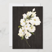 *~*水彩ホワイトローズ素朴ブライダルシャワー 招待状 (裏面)