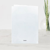 水彩ホーリークロスサンキューカード カード (裏面)