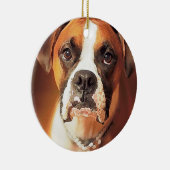 水彩ボクサー セラミックオーナメント (右)