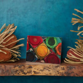 水彩ボック絵を描スパレット フォトプラーク (側面)