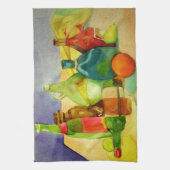 水彩ボトル キッチンタオル (縦)