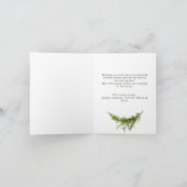 水彩ボヘミアンクリスマス組成物 シーズンカード (内部)