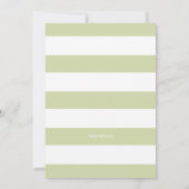 水彩ボヘミアンフラワーズブライダルシャワー招待状 招待状 (裏面)