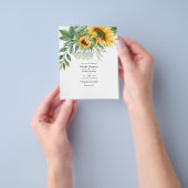 水彩ボヘ素朴ミアンひま結婚わり チラシ (手)