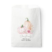 水彩ボホカボチャのバビシャワー