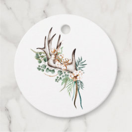 水彩ボホコットンとユーカリプトゥスボホ フェイバータグ