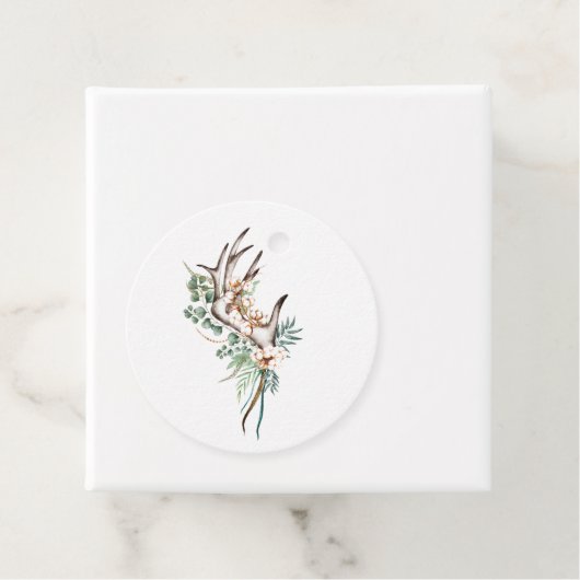 水彩ボホコットンとユーカリプトゥスボホ フェイバータグ (インサイチュ)