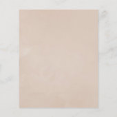 水彩ボホコットンとユーカリ結婚ボホの チラシ (裏面)