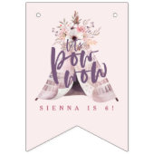 水彩ボホテペの誕生パーティーバンティング バンティングフラッグ (第2の旗)