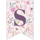 水彩ボホテペの誕生パーティーバンティング バンティングフラッグ (第3の旗)