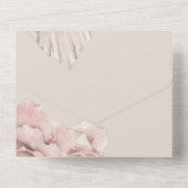 水彩ボホバラとパンパスグラスオンベージュ オールインワン招待状 (裏面)